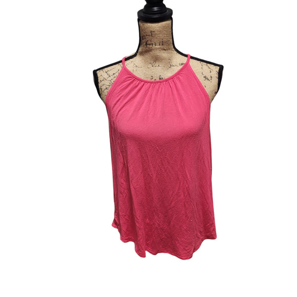 Hot pink altard state strappy sleeveless top, size small - Picture 1 of 5